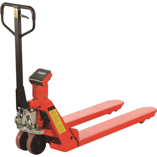 Eco Weigh-Scale Pallet Truck, 48" L x 27" W, 4400 lbs. Cap. Superchem Industries