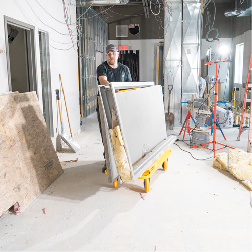 3000 Series Wall Hauler Drywall Cart Superchem Industries