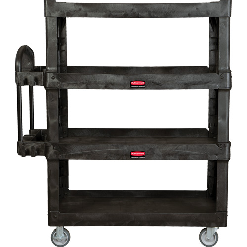Chariot utilitaire robuste et ergonomique, 4 tiers, 24-1/4" x 62-2/5" x 54-1/10", Capacit&eacute; 700 lb Superchem Industries