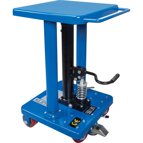 Hydraulic Work Table, 18" L x 18" W, Steel, 500 lbs. Capacity Superchem Industries