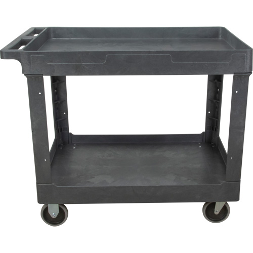 Utility Service Cart, 2 Tiers, 24-5/8" x 32-1/2" x 40", 550 lbs. Capacity Superchem Industries