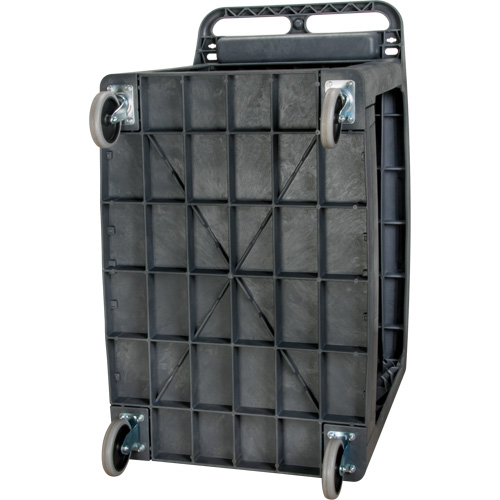 Flat-Shelf Utility Service Cart, 2 Tiers, 25-1/4" x 32-1/4" x 44", 550 lbs. Capacity Superchem Industries