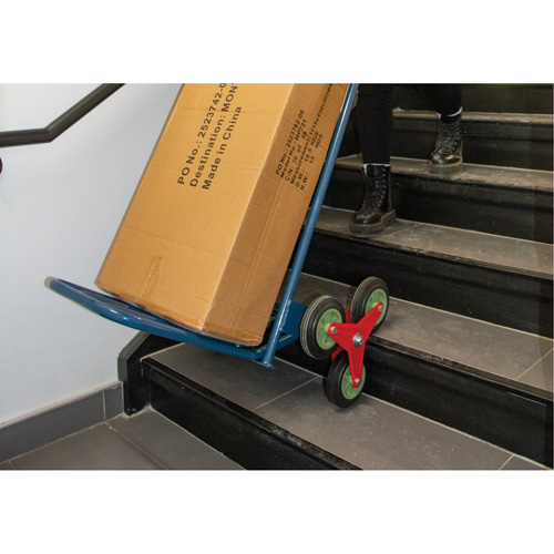 Stair Climbing Hand Truck, Steel Frame, 23-3/4" W x 45-5/8" H, 300 lbs. Capacity Superchem Industries