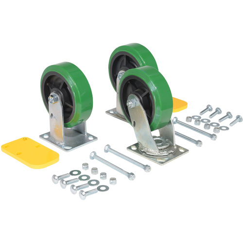 H Series Self-Dumping Hopper Caster Kit Superchem Industries