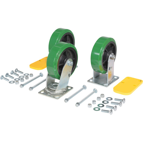 H Series Self-Dumping Hopper Caster Kit Superchem Industries