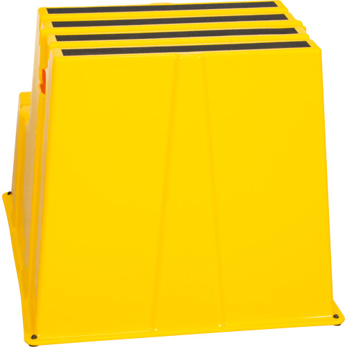 Industrial Step Stool, 2 Steps, 26" x 22-7/16" x 19-11/16" High Superchem Industries