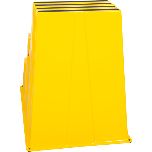 Industrial Step Stool, 3 Steps, 34-13/16" x 22-7/16" x 28-1/2" High Superchem Industries