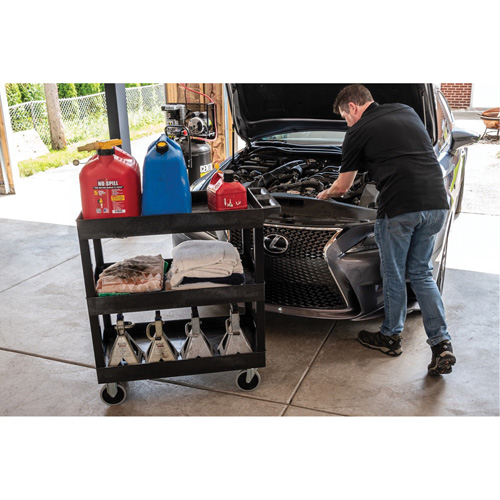 R&acirc;telier mobile, 3 tiers, 35-1/4" x 37-1/4" x 18", Capacit&eacute; 375 lb Superchem Industries