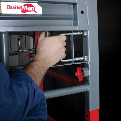 Buildman Baker Drywall Scaffold, 31" D x 6' H Superchem Industries