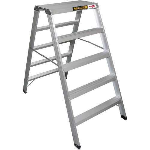 Portable Work-Stand Saw Horse, Aluminum Frame, 12-1/4" D x 56" H Superchem Industries