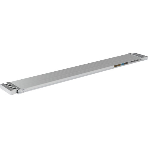 Telescoping Work Plank, 156" W x 12" D, 250 lbs. Capacity, Knocked Down Superchem Industries