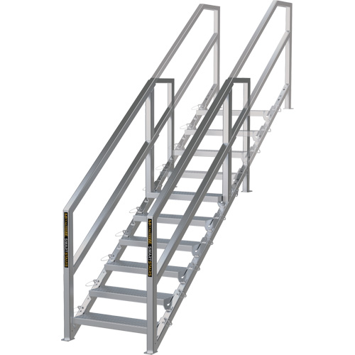 Syst&egrave;me d'escalier modulaire pour la construction de 6-10 marches SmartStairs, 75" ha Superchem Industries