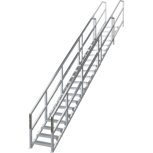 Syst&egrave;me d'escalier modulaire pour la construction de 17-21 marches SmartStairs, 157-1/2" ha Superchem Industries
