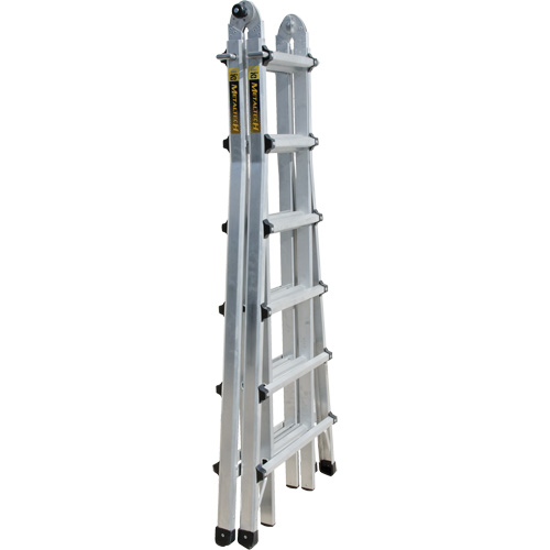 Telescoping Multi-Position Ladder, Aluminum, 300 lbs. Superchem Industries