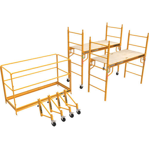 Trousse compl&egrave;te de tour d'&eacute;chafaudage pour cloison s&egrave;che de 12', 58-1/2" p x 183" h Superchem Industries