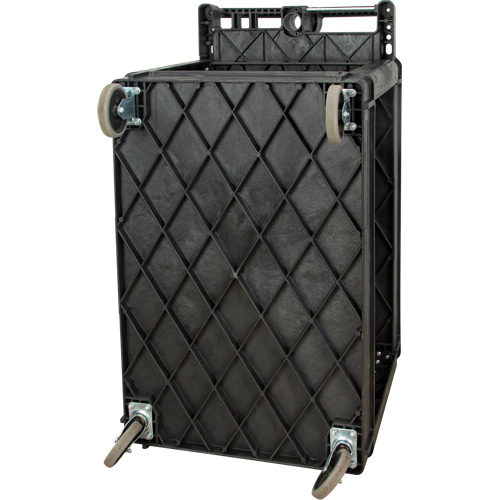 Utility Cart, 2 Tiers, 25-5/8" x 33-1/2" x 43-3/4", 550 lbs. Capacity Superchem Industries
