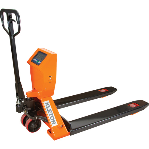 Digital Scale Pallet Truck, 44.5" L x 27.75" W, 4400 lbs. Cap. Superchem Industries