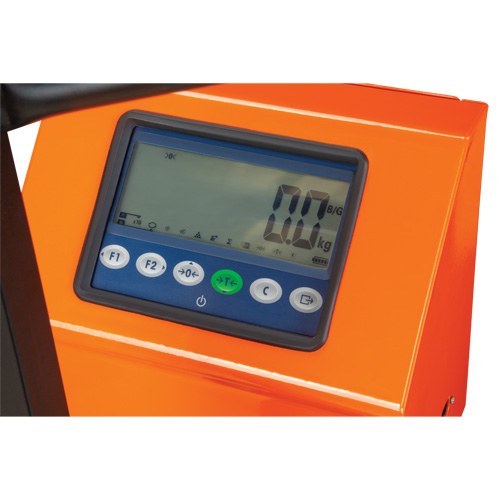 Digital Scale Pallet Truck, 44.5" L x 27.75" W, 4400 lbs. Cap. Superchem Industries