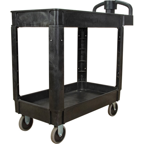 Chariot utilitaire, 2 tiers, 17-1/8" x 33-1/2" x 37-5/8", Capacit&eacute; 550 lb Superchem Industries