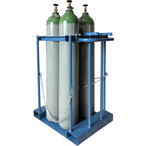 Support de rangement pour 4 cylindres pour chariot &eacute;l&eacute;vateur Superchem Industries