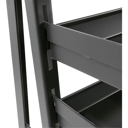 Chariot &agrave; cadre en A robuste &agrave; un c&ocirc;t&eacute; avec 6 plateaux, 38" x 25" x 63", Capacit&eacute; 2500 lb Superchem Industries