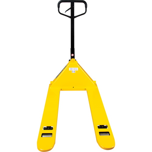 Steel Wheel Pallet Truck, Steel, 48" L x 27" W, 5500 lbs. Capacity Superchem Industries
