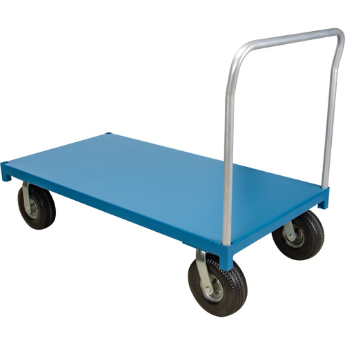 Outdoor Platform Truck, 48" L x 30" W, 1200 lbs. Capacity, Flat Free Casters Superchem Industries