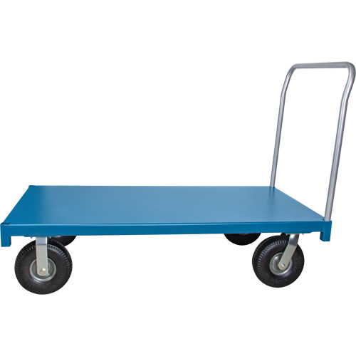 Outdoor Platform Truck, 48" L x 30" W, 1200 lbs. Capacity, Flat Free Casters Superchem Industries