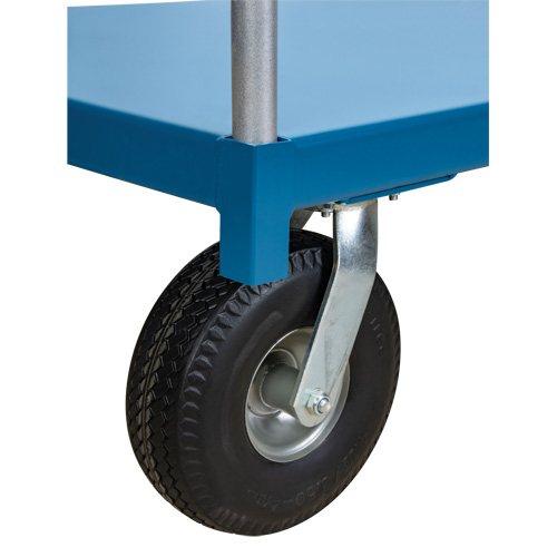 Outdoor Platform Truck, 48" L x 30" W, 1200 lbs. Capacity, Flat Free Casters Superchem Industries