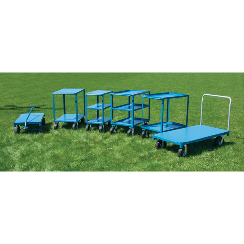 Outdoor Platform Truck, 48" L x 30" W, 1200 lbs. Capacity, Flat Free Casters Superchem Industries