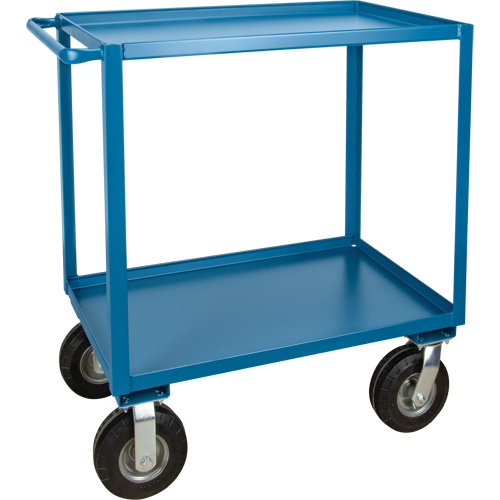 Outdoor Shelf Cart, 2 Tiers, 24" W x 39" H x 51" D, 1200 lbs. Capacity Superchem Industries