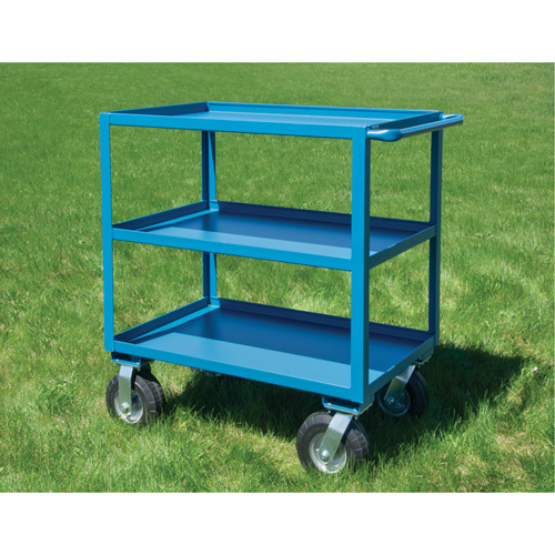 Outdoor Shelf Cart, 3 Tiers, 18" W x 39" H x 33" D, 1200 lbs. Capacity Superchem Industries
