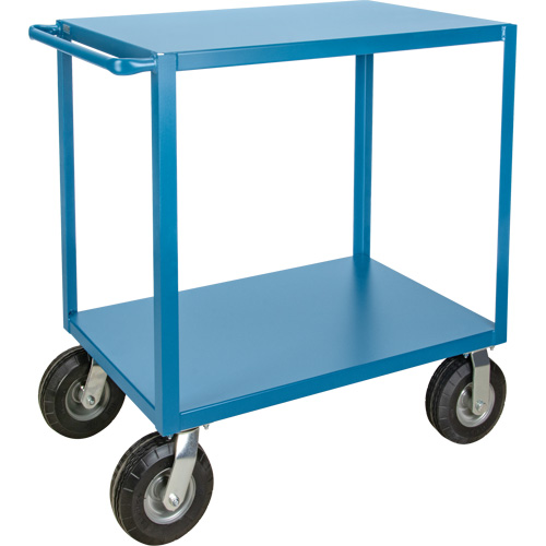  Chariot &agrave; tablettes pour l'ext&eacute;rieur, 2 Tiers, 18" la x 39" h x 33" p, Capacit&eacute; 1200 lb Superchem Industries