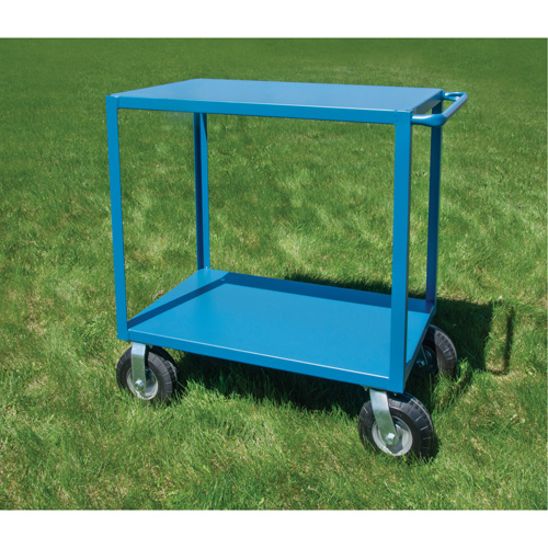  Chariot &agrave; tablettes pour l'ext&eacute;rieur, 2 Tiers, 18" la x 39" h x 33" p, Capacit&eacute; 1200 lb Superchem Industries