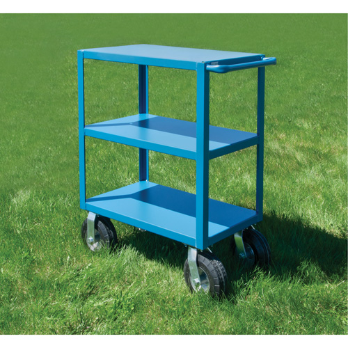  Chariot &agrave; tablettes pour l'ext&eacute;rieur, 3 Tiers, 24" la x 39" h x 51" p, Capacit&eacute; 1200 lb Superchem Industries