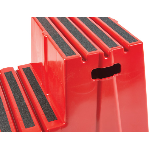 Industrial Step Stool, 2 Steps, 26" x 22-7/16" x 19-11/16" High Superchem Industries