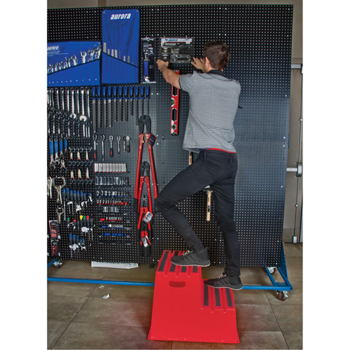 Industrial Step Stool, 2 Steps, 26" x 22-7/16" x 19-11/16" High Superchem Industries