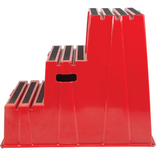 Industrial Step Stool, 3 Steps, 34-13/16" x 22-7/16" x 28-1/2" High Superchem Industries