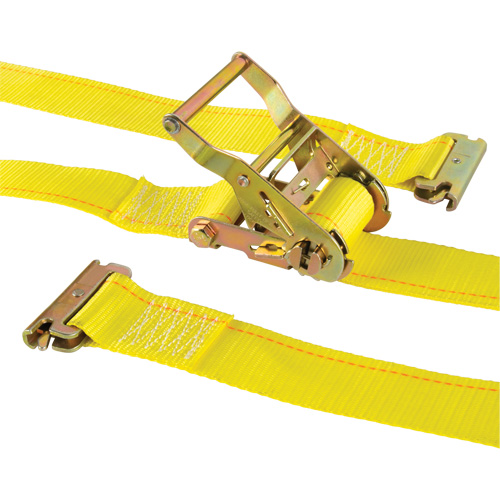 Tendeur d'arrimage logistique, Rochet, 2" la x 12' lo, Charge d'utilisation 1000 lb (454 kg) Superchem Industries