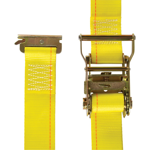 Tendeur d'arrimage logistique, Rochet, 2" la x 12' lo, Charge d'utilisation 1000 lb (454 kg) Superchem Industries