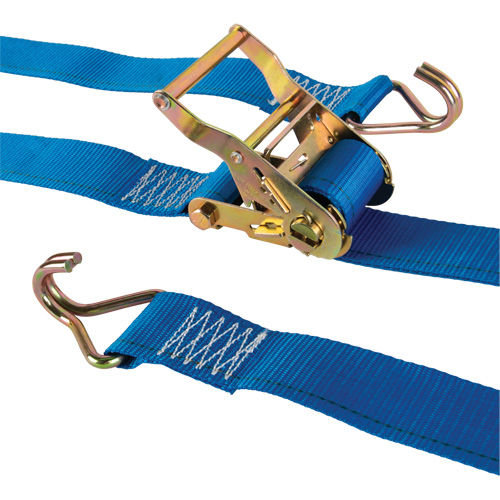 Tendeur d'arrimage utilitaire robuste, Crochet en J, 2" la x 20' lo, Charge d'utilisation 500 lb (227 kg) Superchem Industries