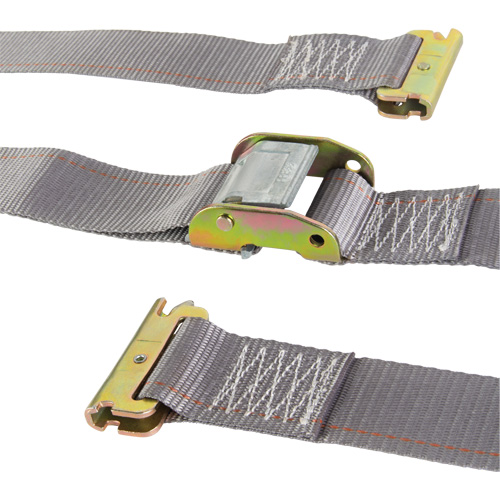 Tendeur d'arrimage utilitaire robuste, Boucle &agrave; came, 2" la x 16' lo, Charge d'utilisation 835 lb (379 kg) Superchem Industries