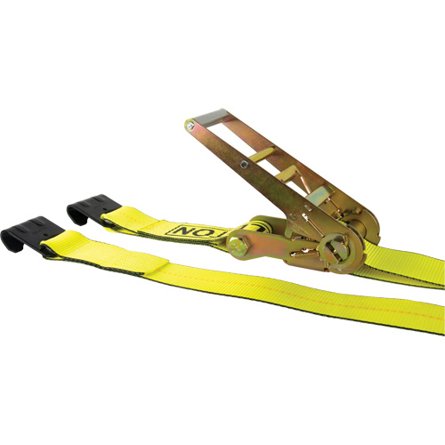 Tendeur d'arrimage pour treuil, Crochet plat, 3" , 30' , Charge d'utilisation max. 5400 lb (2449 kg) Superchem Industries
