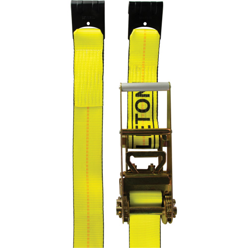 Tendeur d'arrimage pour treuil, Crochet plat, 3" , 30' , Charge d'utilisation max. 5400 lb (2449 kg) Superchem Industries