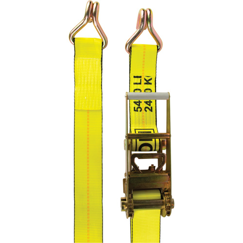 Tendeur d'arrimage pour treuil, Crochet en J, 3" , 30' , Charge d'utilisation max. 5400 lb (2449 kg) Superchem Industries