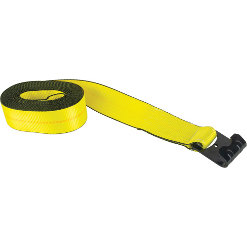 Tendeur d'arrimage logistique, Crochet plat, 3" , 30' , Charge d'utilisation max. 5400 lb (2449 kg) Superchem Industries