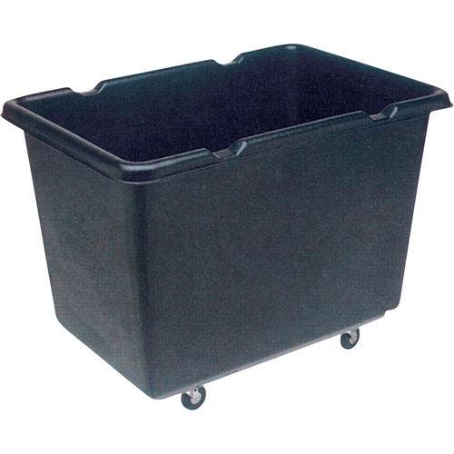 Light-Duty Econocarts Box Trucks, Black Recycled Plastic, 39" L x 27" W x 29" H, 12 cu. ft. Volume, 200 lbs. Capacity Superchem Industries