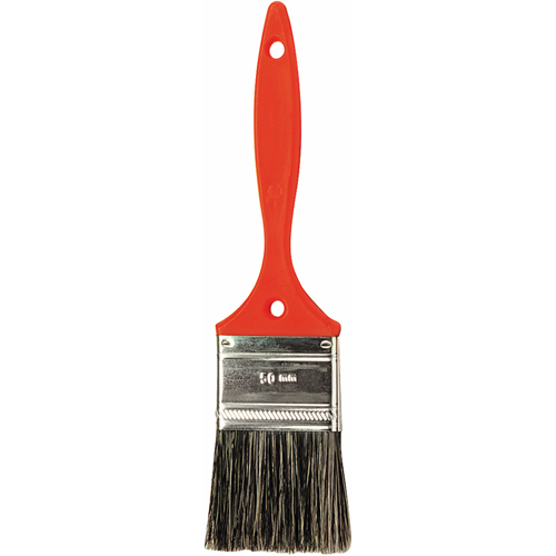 Go Paint Brush, Natural Bristles, Plastic Handle, 1" Width Superchem Industries