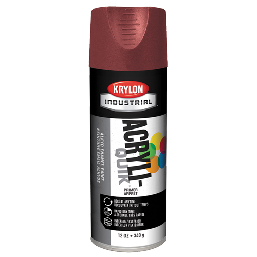Laque industrielle Acryli-Quik, Brun roux, Tr&egrave;s mat, 12 oz, Canette a&eacute;rosol Superchem Industries