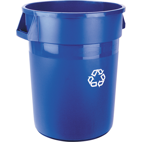 Brute&reg; Collection Recycling Container, Bulk, Plastic, 32 US gal. Superchem Industries